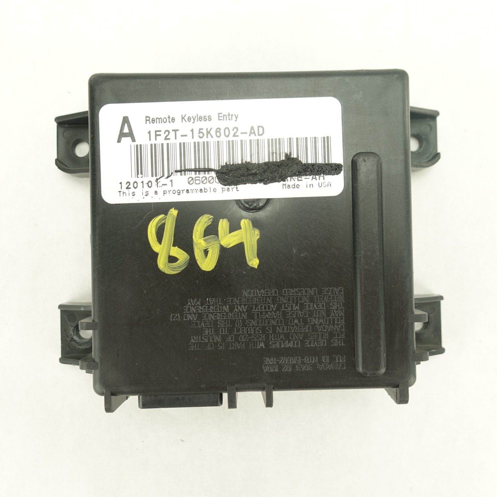Ford Thunderbird Remote Keyless Entry Module Computer Control 2002 2003 ...