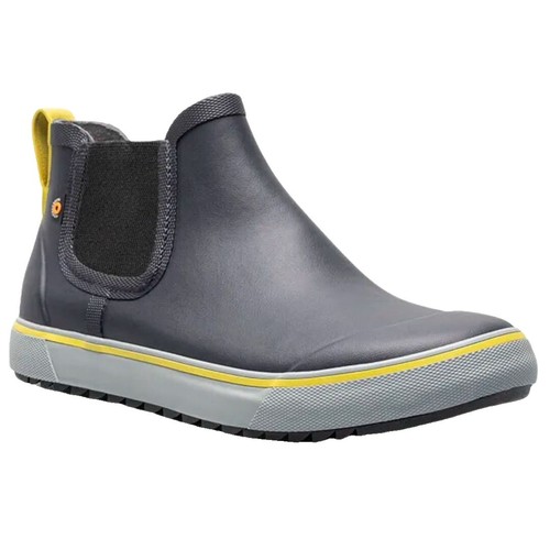 Womens Boots Amoji Unisex Ankle Chelsea Rain Short Rubber Boots