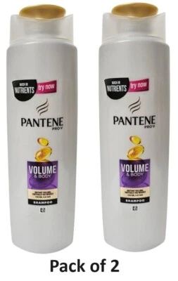 2 X Pantene Pro-V Volume & Body Shampoo, For Flat Hair, 270ml