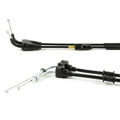 Câble gaz Yamaha YZF 250 et YZ 250 F 2014-2018 compatible WR 250F en acier tressé