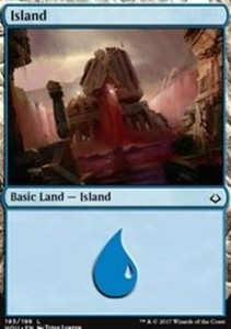 Island (193) - Foil x1 - Hour of Devastation - NM-Mint, English - Hour of Devast