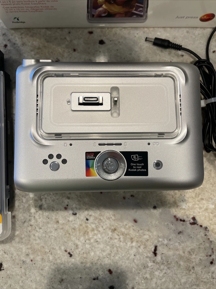 Kodak EasyShare Digital Photo Printer Dock Station With Original Box & Instr.