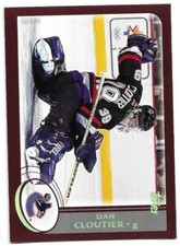 DAN CLOUTIER 2002-03 TOPPS GOLD FACT SET CARD NEAR MINT+ CONDITION