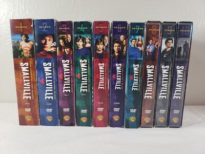 Smallville Complete Series s. 1-10 DVD Original Box Sets