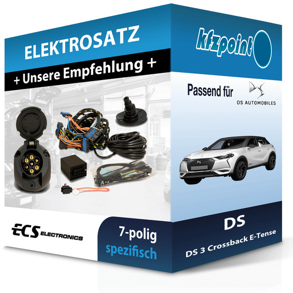 Ecs E-Satz 7Polig Fahrzeugspezifisch Passend FüR Ds Ds 3 Crossback E-Tense Neu-image