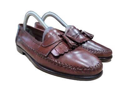 Giorgio Brutini Men's Le Glove Brown Leather Moc Toe Dress Loafer Shoes Sz  7.5 D | eBay