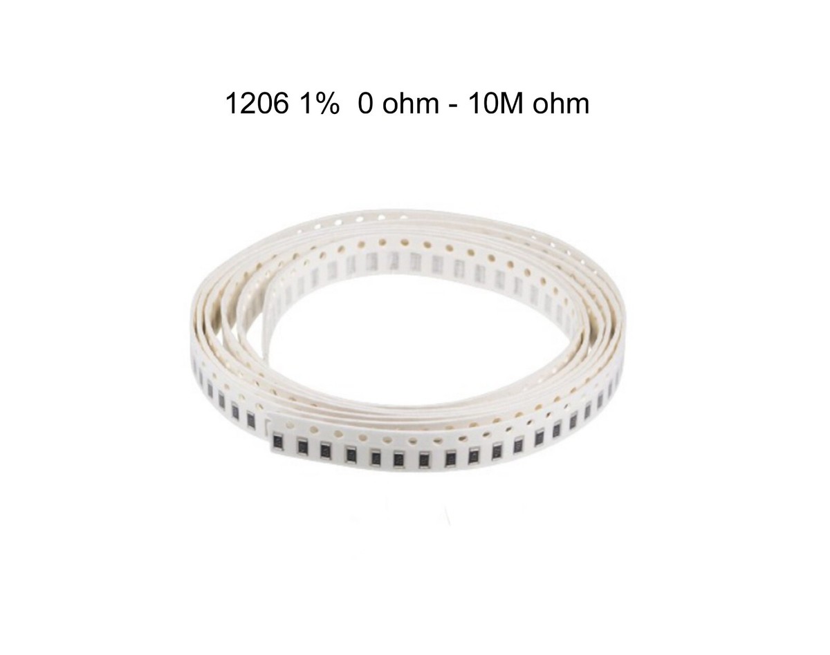Fasizi 1% 1206 SMD Weerstand Diverse Map (0 ohm-10M ohm) 170value x