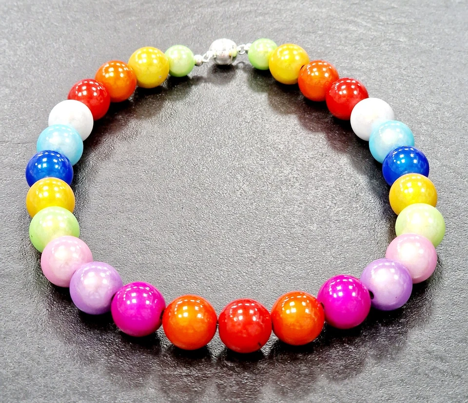 Magic Perlen Kette mit Magnet Verschluss , 3D Illumination , Bunte Kette - Bild 4 von 4