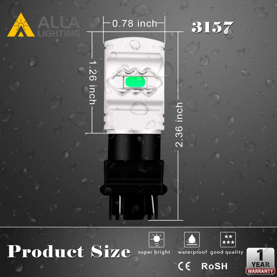 Alla освещение ETI-LED 3156 супер холодный свет льда синий угловой свет лампа - Изображение 4 из 4