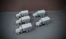 Flames of War FoW US GMC Truck Transport  Platoon X5 Battlefront lot