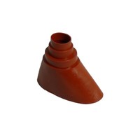 A.S.Sat 47150 Gummi-Dichtungsmanschette FüR Masten Von 38 - 60 Mm Ziegelrot