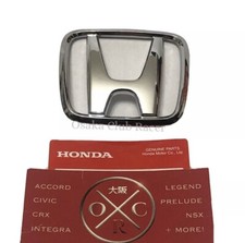New Oem Honda Integra Jdm Front Emblem H Badge 95-01 Si Vtec Genuine 96 97 98 99