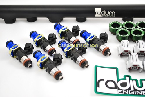 Toyota Soarer Chaser Supra 1JZGTE radium 1jz bosch 2000cc Fuel Rail Injectors - Bild 7 von 7