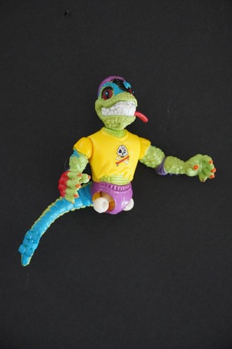 VINTAGE TMNT 1990 MONDO GECKO 4" ACTION FIGURE * MISSING LEGS