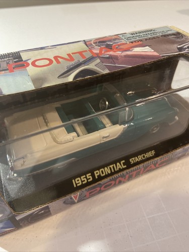 Starchief 1955 New-Ray Blue Pontiac Convertible 1/43 Diecast Rare Vintage - Picture 6 of 6