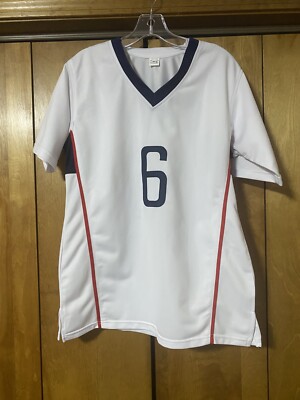 Brandi Chastain Signed Team USA Women Soccer Jersey. 2X World Cup Champ. JSA COA