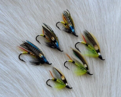 Fly Fishing Flies. SLS; Flies. Dress Salmon Flies Combo.  Size #2-4-6 Hooks.