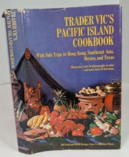 Trader Vic's Pacific Island Cookbook 1968 HC/DJ Book Club