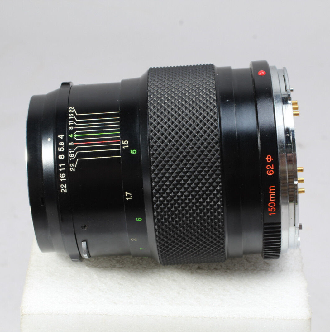BRONICA 150MM F/4 ZENZANON MC FOR ETR SERIES CLEAN GLASS WORKING