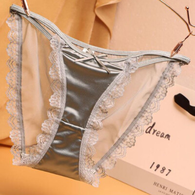 1/5 Pack Lot Womens Sexy Nylon Panties Satin String Lingeries Underwear Brief