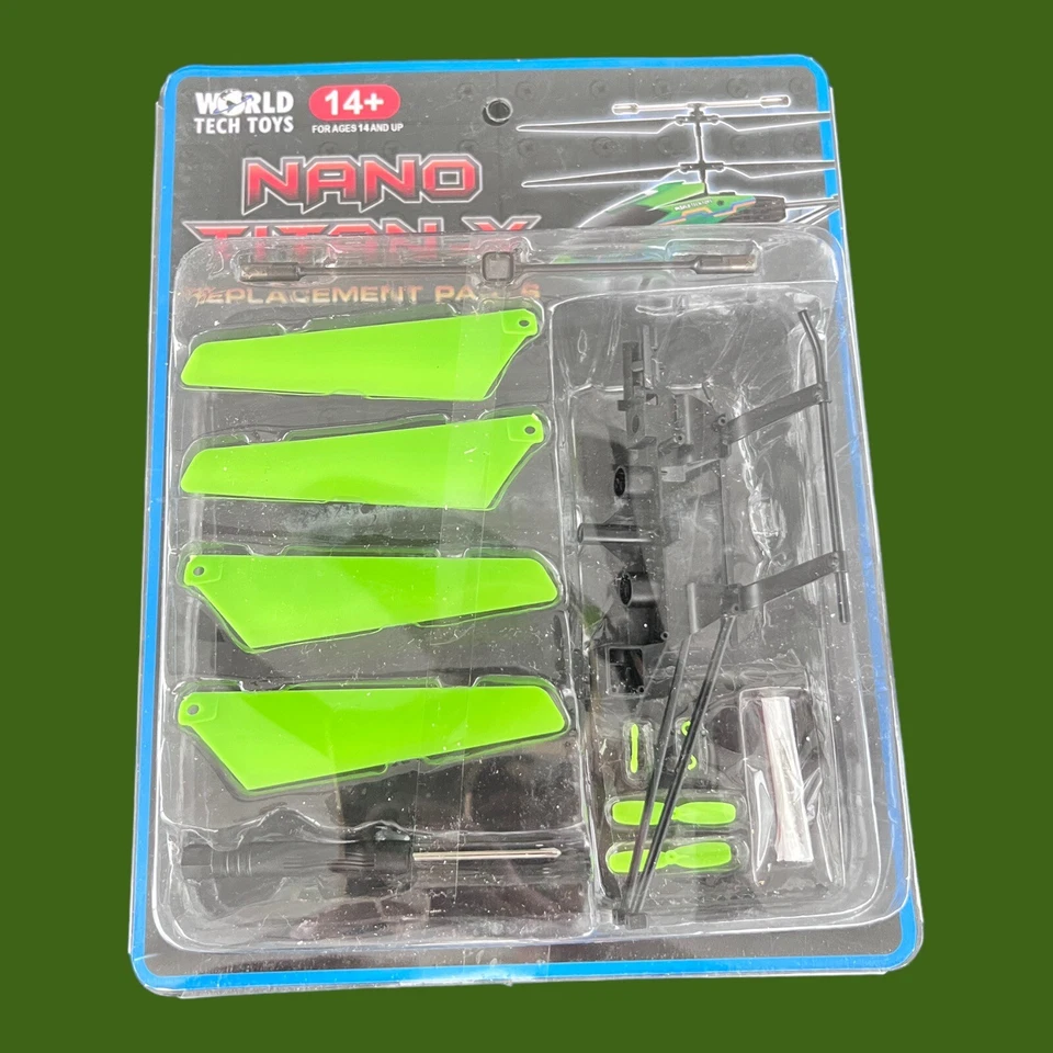 🚁Nano Titan Replacement Parts Helicopter Item 35036 World Tech Toys - Sealed - Image 2 of 4
