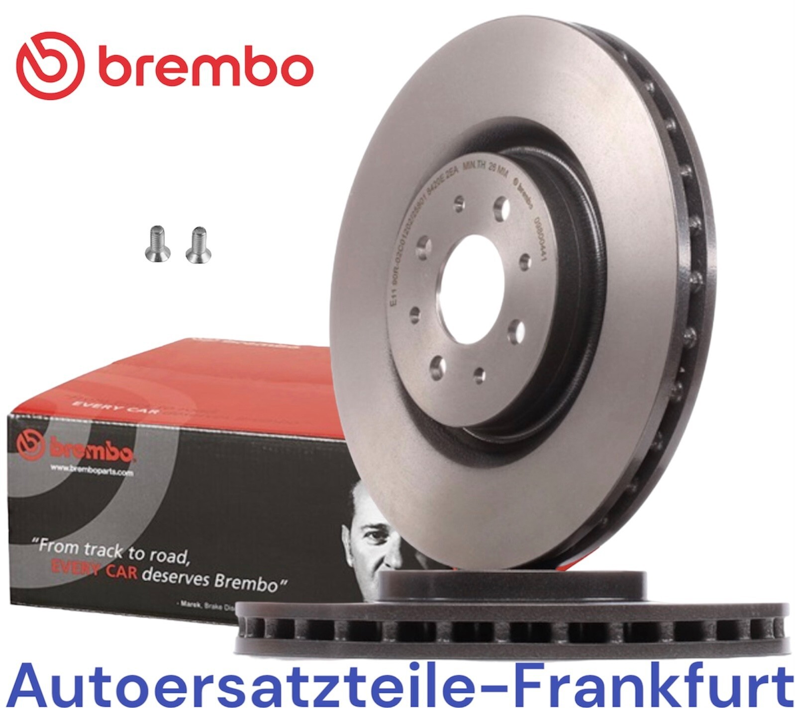 PAR DE DISCOS DE FRENO BREMBO ANT PARA ALFA ROMEO MITO (955) 1.4 TURBO MULTIAIR - Imagen 2