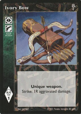 Ivory Bow x1 5th Edition VTES Jyhad