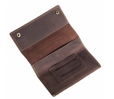 tobacco pouch holder men Cigarette tobacco pouch holder pocket Smoking bag cow Leather brown  H304