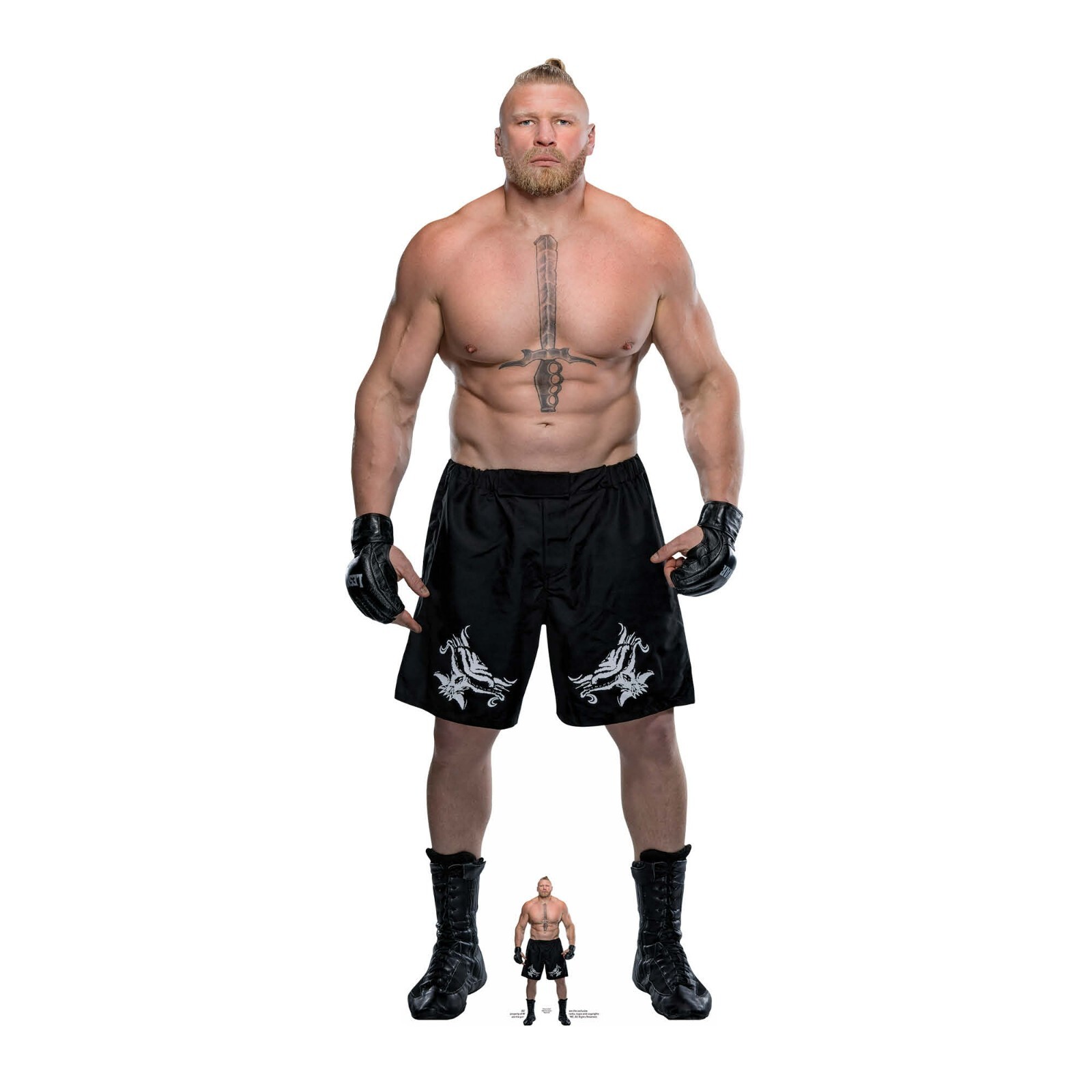 Brock Lesnar WWE Official Lifesize and Mini Cardboard Cutout