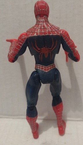 Hasbro 2007 Spider-Man 3 Movie 5" Modellino Spider-Man Spinning Webs Sciolto - Foto 3 di 5