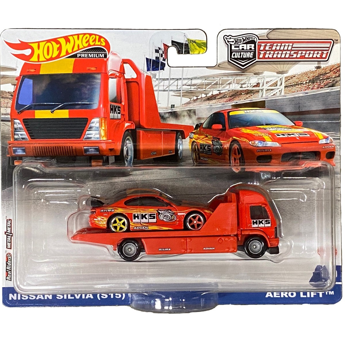Hot Wheels Team Transport #40 NISSAN SILVIA (S15) & AERO LIFT 