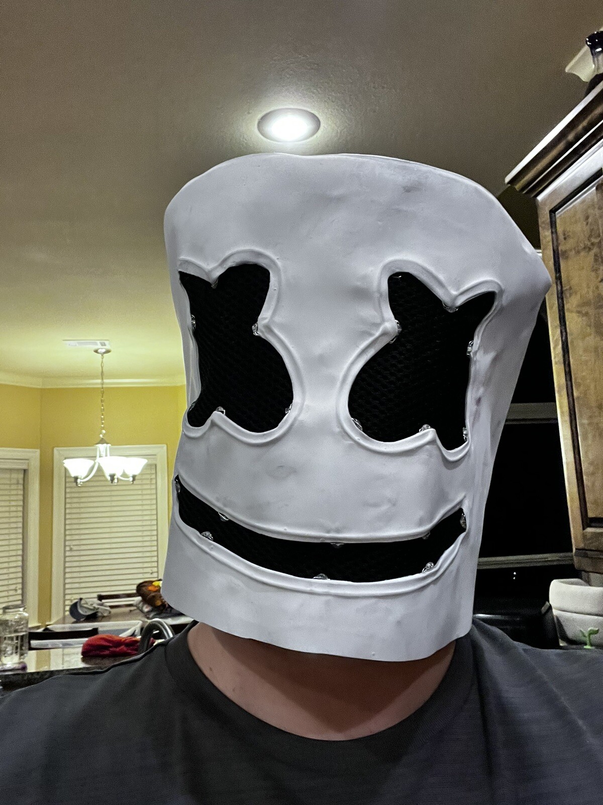 DJ MarshMello LED Mask Helmet for Costume Rave Cospla… Gem