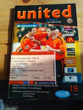 DUNDEE UNITED V RANGERS & Ticket  PREMIER LEAGUE  2/4/2006