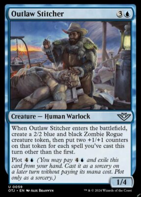 Outlaw Stitcher, Outlaws of Thunder Junction, Near Mint x 1 MTG