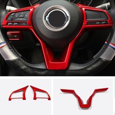 Cubierta decorativa interior ABS rojo 3 piezas para Nissan Altima 2019-2022 2023