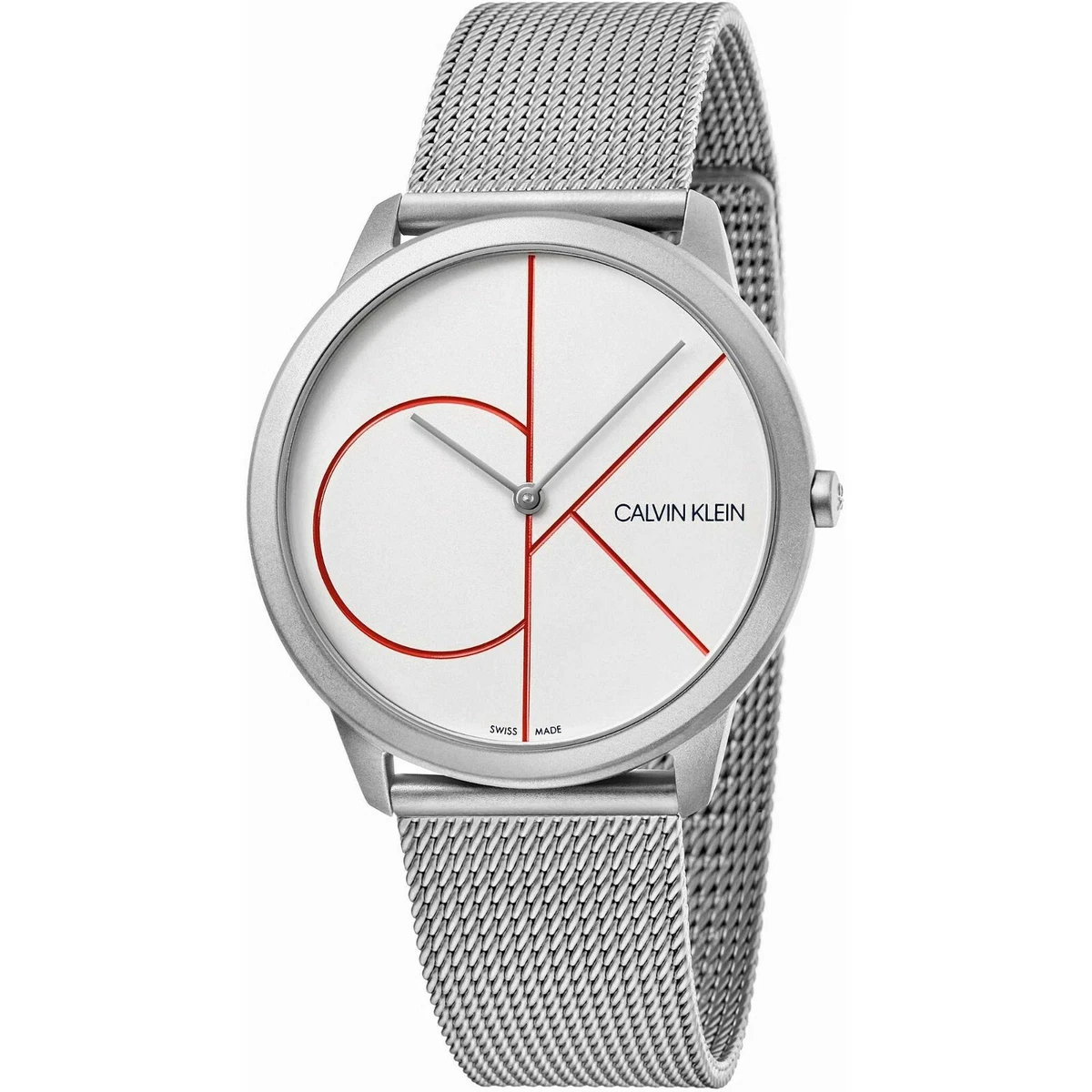 CALVIN KLEIN MINIMAL MENS QUARTZ TIME ONLY 40MM K3M511 LIST 209
