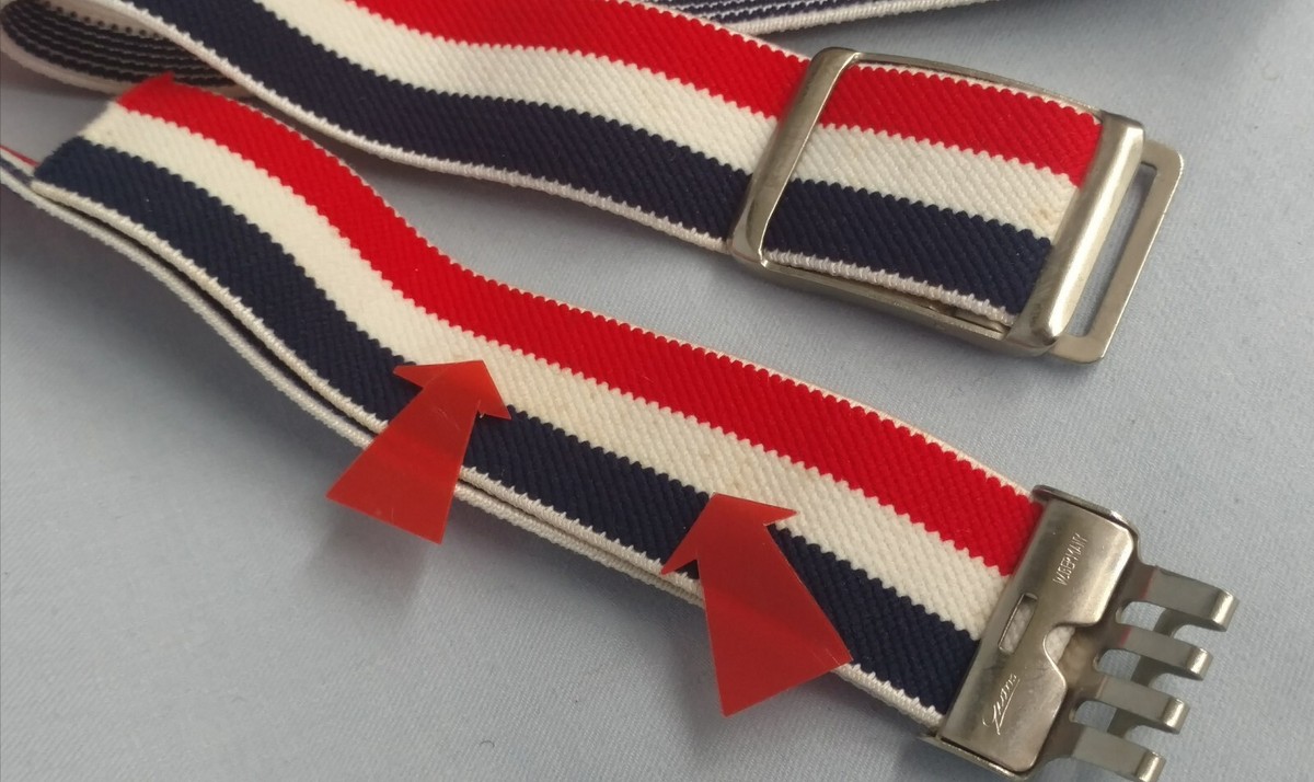 Gutos W.Germany vintage elastic small belt 30” Vintage Gutos W Germany Stretch Belt | eBay main image 2