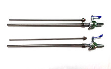 ADDLER LAPAROSCOPIC 10-5MM THUMB SUCTION IRRIGATION CANNULA SS REUSABLE INST 2PC