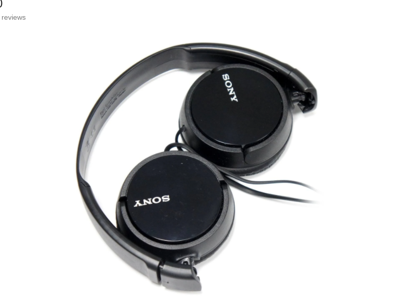 20471120 ヘッドフォン NEW Sony Folding MDRZX110/BLK ZX Series Black Stereo Headphones