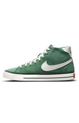 NIKE COURT LEGACY CANVAS MID S50 GREEN NOISE-SAIL MENS SZ  display picture 3
