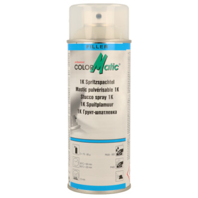 1x ColorMatic 1K Spritzspachtel Spraydose Sprühdose 400ml 856570
