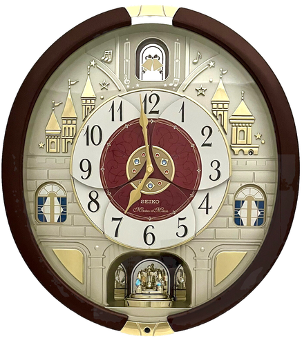 Seiko Special Collectors Edition Melodies In Motion Beatles Swarovski Wall Clock