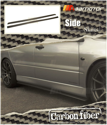 Carbon Fibre DAMD Side Skirt Extensions Set fits Mitsubishi Evolution EVO 7 8 9