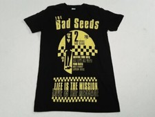 The Bad Seeds Shirt Mens Small Black Life is The Mission Nick Cave Ska Punk RARE