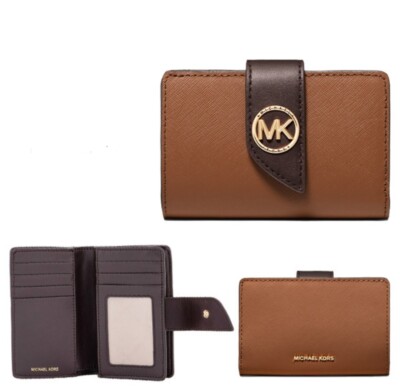 NEW! Michael Kors Greenwich MD TAB ZA Wallet, Leather, 32F1GGRE8L