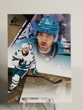 2023-24 SP Game Used Mario Ferraro Gold /117 San Jose Sharks