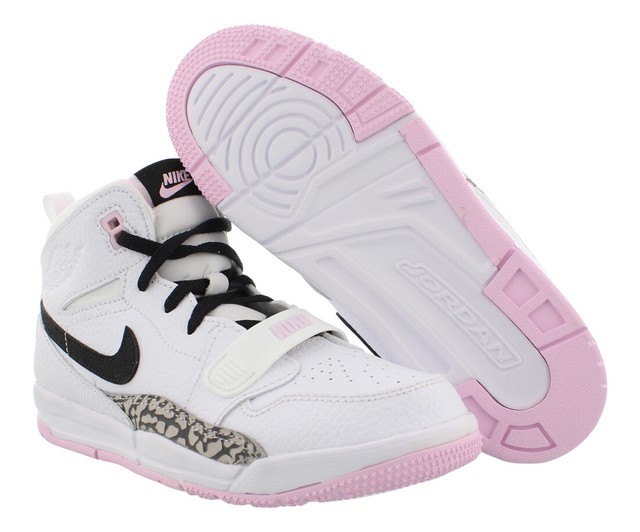 jordan legacy 312 white black pink foam