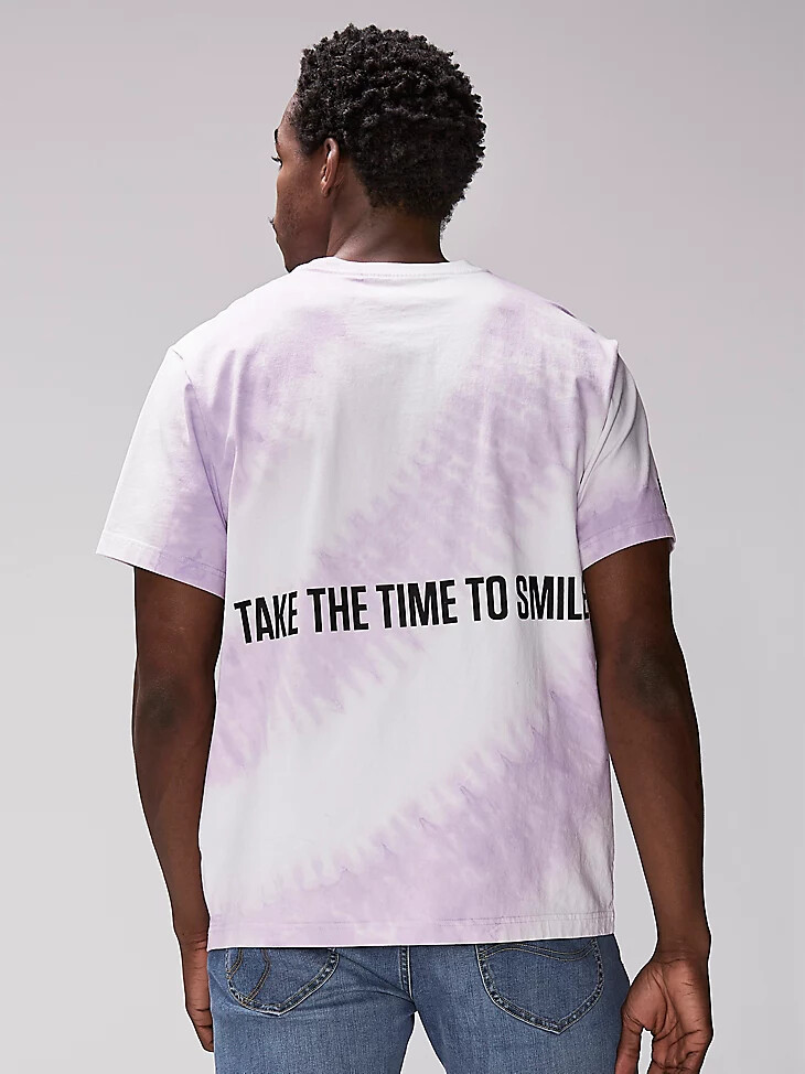 New Lee x Smiley 50th Anniversary Edition Tie-Dye Tee T-shirt Top