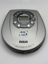 Vintage RCA RP-2365B Silver Portable Compact Discman CD Player 45 Seconds ESP