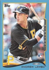 2014 Topps #54 Andrew Lambo Blue